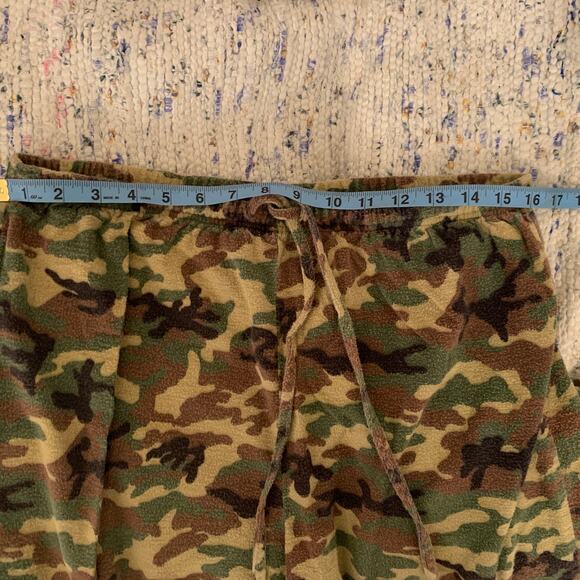 VINTAGE CAMOUFLAGE CAMO FLANNEL PAJAMAS S - Picture 5 of 6